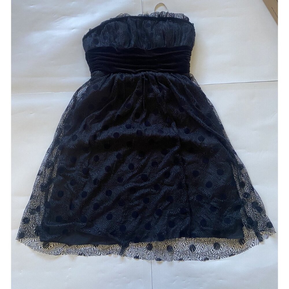 Kay Unger New York Womens Cocktail Ball Gown Party Dress Black Lace‎ Size 6